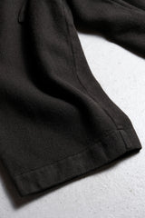 Still House Wool Sweatpants - Cocoa Juno Mai Junlongのメインブランドウールヘリンボーン伸縮性パンツ