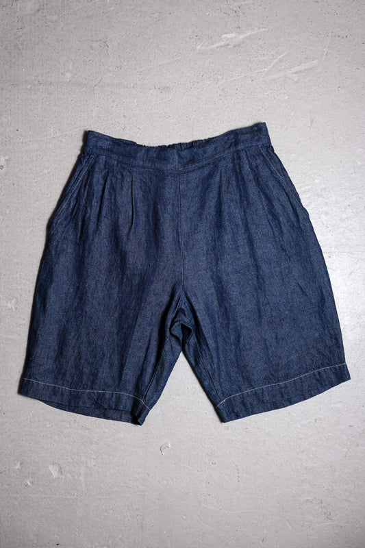 CONFECT nest robe 10oz Linen Denim Shorts