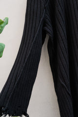 Professor.E 24FW Destroyed Knit Sweater破壞羅紋針織毛衣