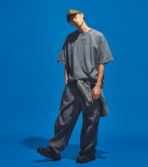 ノズルクイズ VRCブーツカットパンツ - グレー