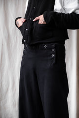 USNAVY ヴィンテージ 13 ボタン ウール セーラー ワイド パンツ 米海軍支給 13 ボタン ウール セーラー ワイド パンツ (さまざまなスタイルをご用意)