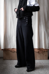 USNAVY ヴィンテージ 13 ボタン ウール セーラー ワイド パンツ 米海軍支給 13 ボタン ウール セーラー ワイド パンツ (さまざまなスタイルをご用意)