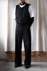 U.S.NAVY 13 Button Wide Leg Sailor Pants 美國海軍13釦水手寬褲 斜紋布版本