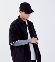 nozzle quiz Airy Mono Cap-Black 雙層透視帽 黑