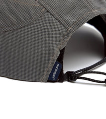 nozzle quiz Airy Mono Cap-Fog double layer transparent cap gray