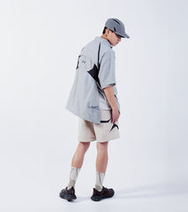 nozzle quiz Airy Mono Cap-Fog double layer transparent cap gray