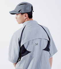nozzle quiz Airy Mono Cap-Fog double layer transparent cap gray