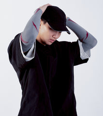 nozzle quiz Airy Mono Cap-Black 雙層透視帽 黑