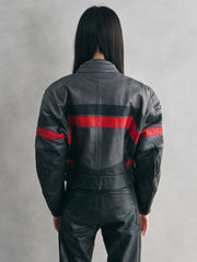 DAiNESE Vintage Leather Racing Jacket 復古賽車皮衣夾克