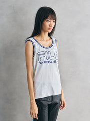 Y/PROJECT X FILA THREE COLLAR Tank Top Glenn Martens 設計 解構滾邊運動背心