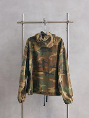 ANCELLM - CAMO ZIPUP HOODIE 日本設計師品牌 迷彩連帽抽鬚外套