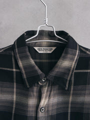 COOTIE PRODUCTIONS 23SS R/C OMBRE CHECK S/S SHIRT Japanese American Retro Brand Plaid Wide-Width Shirt