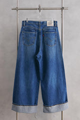 Levi's x Sacai Denim Pants - Light Wash Collaboration Deconstructed and Reconstructed Denim Wide-Leg Pants