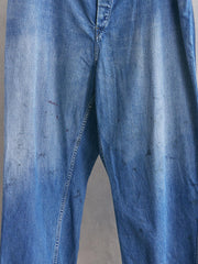 BOWWOW 2025SS USN DENIM PANTS 日本美式風格品牌 做舊潑墨直筒牛仔褲
