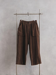 VOAAOV CORDUROY Gather Waist Wide Pants my beautiful landlet支線品牌 立體口袋寬版燈芯絨休閒長褲