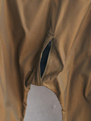 NILMANCE FW18-MP-01 High-density Cotton Pants - Olive 都會機能品牌 機能棉低檔剪裁口袋長褲