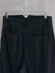 Professor.E 25SS Sheer Pants - Black