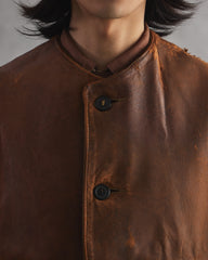 U.S.ARMY 1910’s WWI Jerkin Leather Vest 美軍一戰公發皮革背心