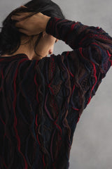 COOGI Australia Wool Textured Knit Sweater 澳洲古著立體紋理羊毛針織毛衣