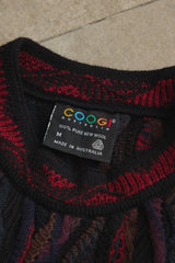 COOGI Australia Wool Textured Knit Sweater 澳洲古著立體紋理羊毛針織毛衣