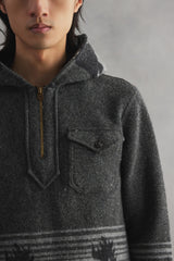 RRL Ralph Lauren Zip-Neck Wool Blend Knit with Deer Motif 拉鍊立領 鹿圖騰 羊毛混紡針織上衣