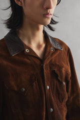 1960s Levi’s Suede Trucker Jacket with Leather Collar (Longhorn label)