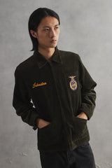 HOUSTON Military-Inspired Corduroy Quilted Jacket (FFA Style)