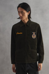 HOUSTON Military-Inspired Corduroy Quilted Jacket (FFA Style)