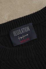 REGULATION Yohji Yamamoto knit Sweater 山本耀司支線 混紡針織毛衣