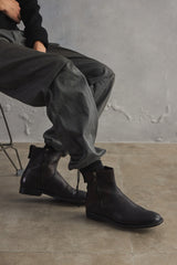 J&M Side Zip Ankle Boots: Double-zip leather ankle boots from a long-established American shoe brand, made in Italy.