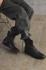 J&M Side Zip Ankle Boots: Double-zip leather ankle boots from a long-established American shoe brand, made in Italy.