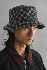 Old Stussy Gucci 'STUCCI' RIP Bucket Hat, Early Stussy Monogram Bucket Hat, Made in the USA, Two Colors