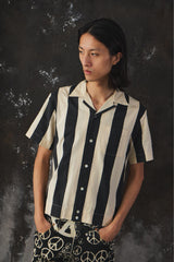 Levi’s LVC 1950s Reproduction Striped Open Collar Shirt 鎖鏈刺繡 開領襯衫