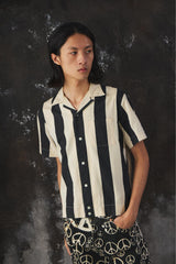 Levi’s LVC 1950s Reproduction Striped Open Collar Shirt 鎖鏈刺繡 開領襯衫