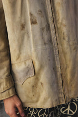 1940s~50s Vintage Euro work Jacket Coats&Clark Zipper