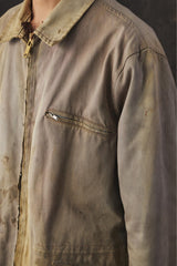 1940s~50s Vintage Euro work Jacket Coats&Clark Zipper