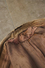 1950's French CONCHON-QUINETTE Distressed Corduroy Suit Jacket French vintage distressed corduroy suit jacket