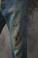 Levi's 501 Big E distressed Denim jeans Single Stitch Button 6 李維斯赤耳牛仔褲