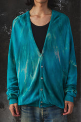 Vintage Tie-Dye Knit Cardigan 渲染針織衫外套