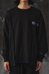 DISCOVERED Champion Reconstructed Logo Patch Sweatshirt 日本品牌 重構拼接 Logo 衛衣