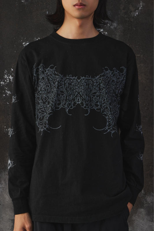 Kaz Tattoo Death Metal Long Sleeve Tee 香港刺青師 死亡重金屬樂團長Tee