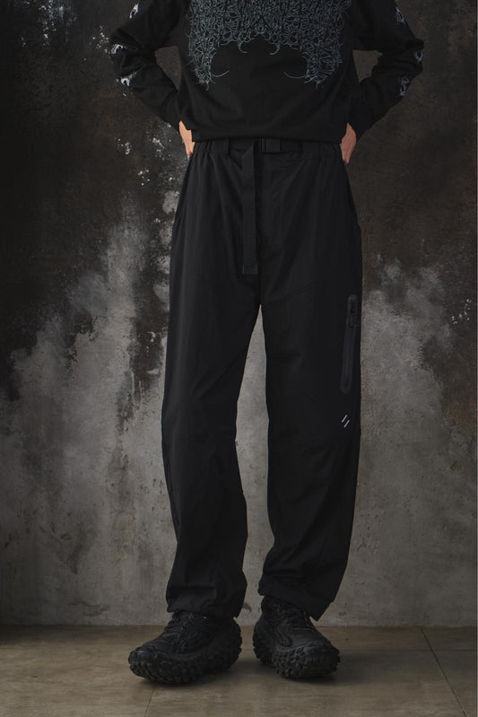 Welter experiment VENT HIKE PANTS BLACK WPL022 韓國設計師品牌 防水機能透氣長褲