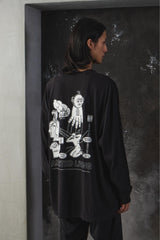 Brain Dead Struggles Long Sleeve Tee 洛杉磯街頭品牌 後龐克滑板地下漫畫Tee