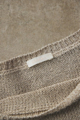 comoli 22SS Hemp Gansey Knit 日本極簡品牌 天然苧麻針織上衣