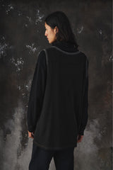 Professor E-22SS E Waffle Vest Black