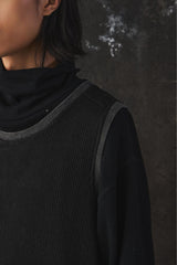 Professor E-22SS E Waffle Vest Black