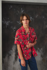 Levi's Vintage Clothing LVC 1950's LEVI STRAUSS SPORTWEAR SHIRT 復刻1950 年代加州椰林印花短袖襯衫