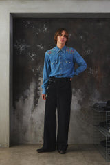 U.S.NAVY 13 Button Wide Leg Sailor Pants 美國海軍13釦水手寬褲 斜紋布版本