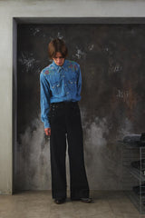 U.S.NAVY 13 Button Wide Leg Sailor Pants 美國海軍13釦水手寬褲 斜紋布版本