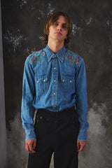 Levi's Vintage Clothing Cactus Floral Embroidered Western Shirt 丹寧仙人掌花卉刺繡西部襯衫